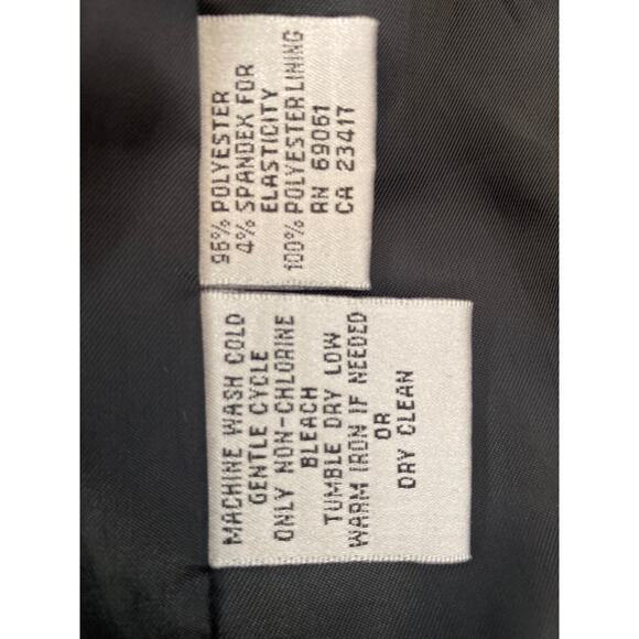 Talbots Black Button Up Light Coat Jacket Long Sleeve Women Size Medium - Picture 9 of 9